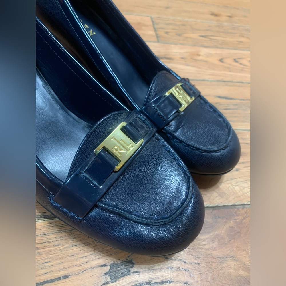 Ralph Lauren Dark Blue Loafers - Picture 3 of 7